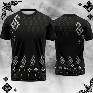 2025 เสื้อโปโลที่ระลึก "ธรรมดาสีดำ" เหมาะสำหรับไว้ทุกข์ เสื้อโปโลสีดำ เสื้อโปโลสีดำ เสื้อเชิ้ตแขนสั้นพิมพ์ลาย