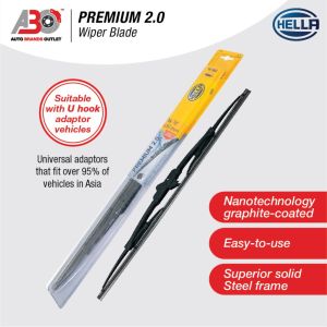 HELLA Germany Nanotechnology Premium 2.0 Graphite-coated Wiper Blade