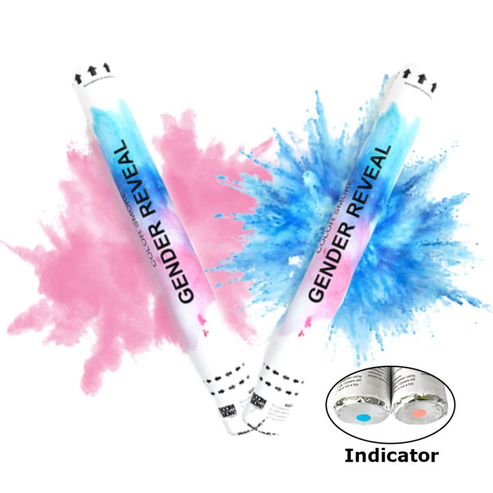 Gender Reveal Smoke Confetti Poppers Party Props 1221xx | Lazada PH