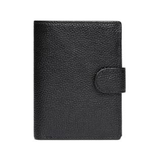 BANYANU Man Short Genuine Cowhide Leather Wallet Casual Trifold Credit Card Holder Wallets for Men Anti RFID