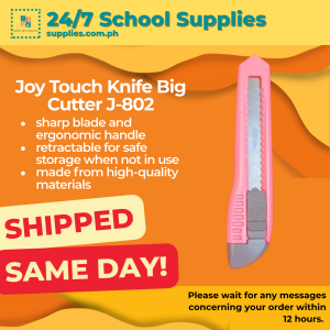 Joy Touch Knife Big Cutter J-802 Retractable Sharp blade