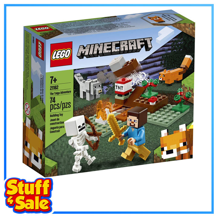 LEGO Minecraft The Taiga Adventure 21162 Building Toy 74 Pieces