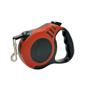Gbest 5M Anti-Tangle Retractable Pet Leash  Auto-Lock Nylon Lead for Small Dogs Cats One-Hand Control Rust-Proof Alloy Clip Automatic Extending Traction Rope Puppy Walking Running Pug Supplies 180° Tangle-Free Walking Roulette
