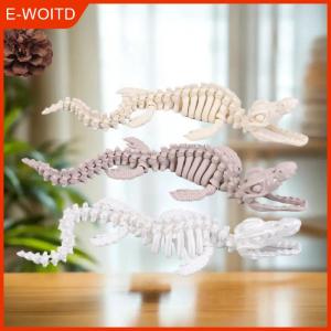 【E-WOITD】 โครงกระดูกมอสซอรัสจำลอง1ชิ้นโมเดลโครงกระดูกไดโนเสาร์สำหรับตกแต่งตู้ปลา