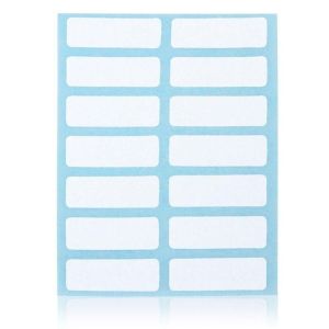 YTRYTWE Writable 13 X 38mm Sticky Self Adhesive Labels Blank Name Number Tags Name Stickers Blank Note Labels Price Sticker