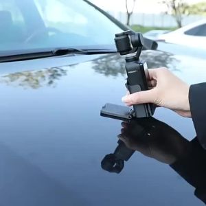 (HD1)Basics Mount Stand Compatible For DJI Osmo Pocket 3 180° Adjustable Plastic Camera Holder Multifunction Accessories Expansion Adapter Bracket for Pocket 3 Battery Grip