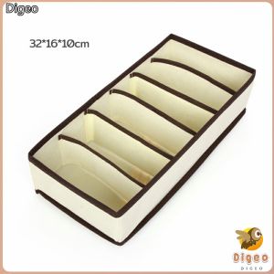 Digeo Bra Underwear Panty Sock Organizer Foldable Wardrobe Drawer 6 7 8 24 Grids