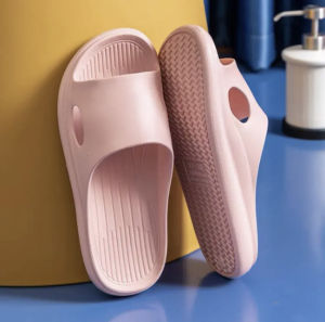Summer home slippers indoor anti slip bathroom slippers anti odor shower for couples slippers EVA striped lightweight sandals and slippers for home use