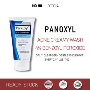 PanOxyl Acne Creamy Wash 4% Benzoyl Peroxide Daily Control Cleanser 170g Gentle Everyday Use Ready Stock Malaysia