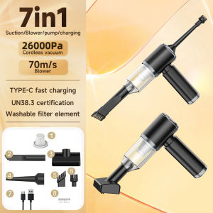 PSEVIEHRL Car Vacuum Cleaner Cordless Limited edition Powerful Suction Dry & Wet For Car home bed Wireless Blower Vacuum Cleaner