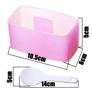 Rice Mould Musubi Molder Maker Rectangular Layer Mold Box Scoop Onigiri Meat Press Plate Mold Box LE