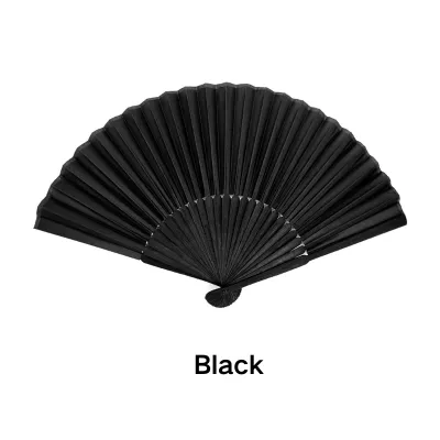 {SG} Folding Fan Foldable Fan Chinese Kung Fu Fan Silk Fan Bamboo Vintage Hand Fan Black Hand Fan