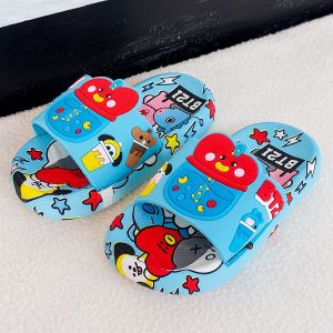 Sandal Selop BTS Anak Perempuan BT21 Bahan Karet Jelly Produk Import Berkualitas