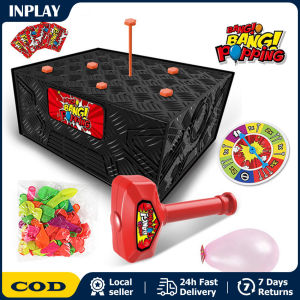 Balloon Box Game Hammer Balloon Blast Game Box for Children Great Creative Antistress Crazy Party Prank Funny Educational Toy
