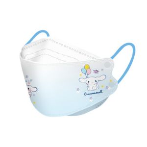 [ถุงส่วนบุคคล] BT ป้องกันสูง 4 ชั้น KF94 เด็กทิ้งหน้ากากระบายอากาศไม่แนบหูเด็กสเตอริโอแนวโน้มการพิมพ์สำหรับเด็ก 口罩