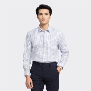 Áo sơ mi Aristino Business 1LS13402 dáng fiero thụng