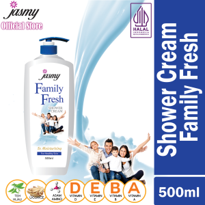 JASMY Shower Cream 500ml Family Fresh Import dari Malaysia