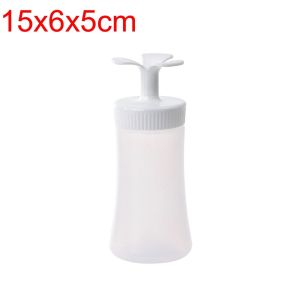 210/350ml Transparent Condiment Squeeze Bottles with Lid Can Inverted Sauces Olive Oil Spices Bottles Dispenser Kitchen Accessories