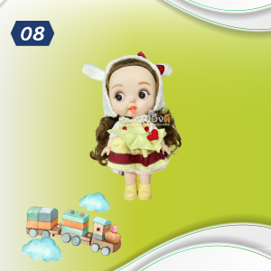 ตุ๊กตาเด็กผู้หญิง ดอลลี่พร้อมเสื้อผ้า 27 ซม. ชุดตุ๊กตา เหมือนจริง Melody Diy ผม Purin พร้อมส่งจากไทย