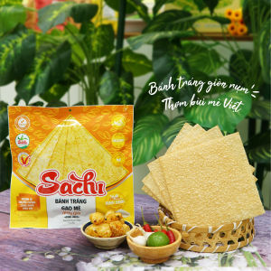 [COMBO 3 GÓI] Bánh Tráng Nướng Giòn Sachi Đặc Sản Bình Định Vị rong biển/ ruốc biển/ dừa/ mè nướng giòn