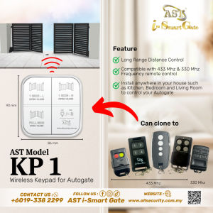 AST Model KP 1 Wireless keypad for autogate