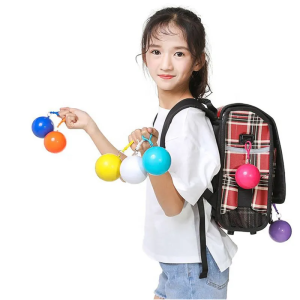 Portable Raincoat Ball Raincoat Emergency Raincoat Keychain for Outdoor Mountaineering Climbing playground play outdoor travel etc.