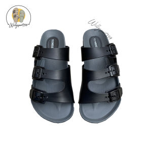 Sandal Pria Selop Tali Gesper Karet Awet Dan Ringan Ban Tiga Jelly Terbaru