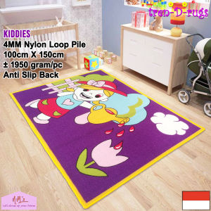 Tren-D-rugs Karpet karakter anak anak playmet playmat bermain baby bayi kids permadani bulu alas lantai kamar tidur ruang tamu anti slip murah 100 x 150 cm - NMs