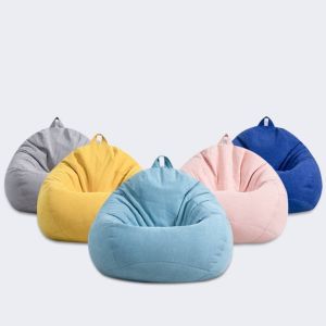 Nicedeal Bejirog Beanbag Sofa Chair Comfortable Bean bag with footrest - Only Cover(No filling)