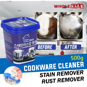 (500g) Magic Cleaning Cream Stainless Steel Oven And Cookware Cleaner Paste Removing Decontamination / Pengilat Periuk