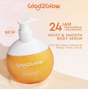 🩷JAYA🩷 Glad2Glow Creamy Berry Overnight Bright Hand Body Serum 300ml | Body Cream Body Lotion & G2G Tropical Velvet Moist Body Serum