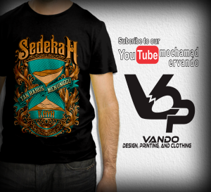KAOS DAKWAH SEDEKAH / KAOS DISTRO PRIA KEREN MUSLIM