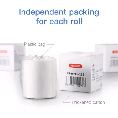 Niimbot B21/B1/B3S White Label Printer Sticker Paper Food Label Caking Label Waterproof Label (WHITE)