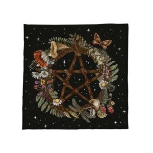 Tarots Tablecloth Star Pattern Astrology Altars Cloth Divinations Table Cloth Tapestry Witchcrafts Supply