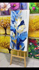 Tranh Sắc Lá Đương Đại Tranh Canvas Tranh Tráng Gương Tranh Trang Trí Phòng