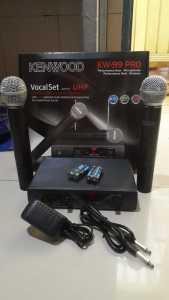 G680 KENWOOD MIC WIRELESS UHF VOCAL SET MICROPHONE DUAL MIK WIRELES SEPASANG MIKROPON SOUNDBEST KARA