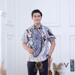 Boutique - Baju Batik Pasangan Pria Dan Wanita Pakaian Moder Bahan Katun Motif Terbaru 2024 Atasan Couple Kekinian