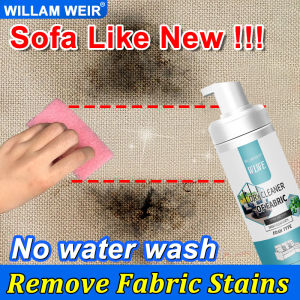 💦No Need To Wash💦 Mattress Cleaner Fabric Sofa Cleaner Spray 200ml Multipurpose Cleaner For Cleaning Stains On Mattresses Fabric Sofas Curtains Carpets Car Interiors Dry Cleaning Spray