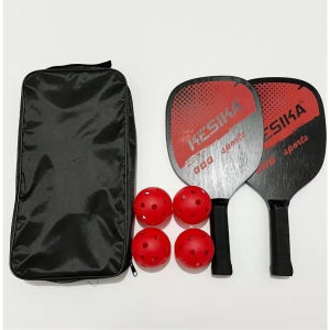 [SG Store]SG stock Fast Shipping PICKLEBALL SET 2 PICKLE BALL BATS 4 BALLS WITH CARRY BAG pickleball pickleball paddle 29608731937   BDHD XF75