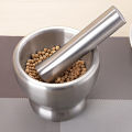 Stainless Steel Pounding Garlic Grinder Food Grade Garlic Pounder Garlic Masher Household Manual Metal Mashing Press Bowl. 