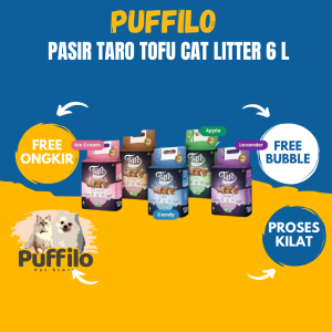 Tofu Cat Litter Taro 6 Liter - Pasir Kucing Wangi