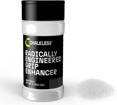 Chalkless Grip Enhancer - Premium Liquid Chalk Alternative & Less Mess Hand Chalk for Weightlifting Powerlifting Yoga Gaming Climbing and More Non-Toxic Long-Lasting & Reliable