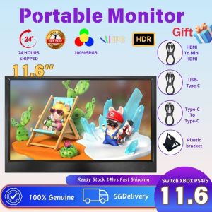 【Local Warehouse】11.6/12.2/15.6 screen Portable Monitor Gaming Monitor FHD for Switch XBOX PS4 Phone Laptop