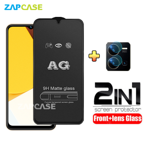 PAKET 2in1 Tempered Glass Anti Glare Vivo Y35 Free Tempered Glass Camera Lens