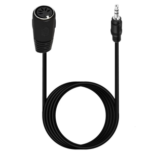 Din 5pin Bộ chuyển đổi đầu cái đến 3.5mm nam Bộ chuyển đổi âm thanh DIN 5pin đến 3.5mm cáp cho nhạc cụ thiết bị âm thanh