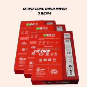 1K One Long Bond Paper 3 ream 500 sheets per ream
