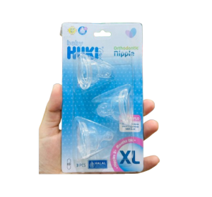 Nipple HUKI Gepeng isi 3 ukuran S M L / Pentil Dot HUKI Gepeng isi 3