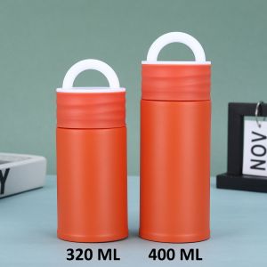 TUMBLER TERMOS 320 ML PORTABLE VACUUM CUP INSULATED BOTTLE HOT & COOL STAINLESS STEEL 304 / COFFEE TUMBLER / TERMOS TAHAN PANAS & DINGIN