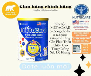 Sữa Bột METACARE 0+1+2+/850G Giúp Bé Tăng Cân Phát Triển Chiều Cao Tăng Cường Sức Đề Kháng