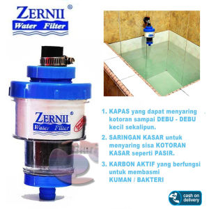 ZERNII Water Filter Zernii Filter Air Zerni Penyaring Air Kran Penjernih Air Zernii Saringan Keran Saringan Air Steril Air Besrih kapas Zernii Karbon Aktif Zernii